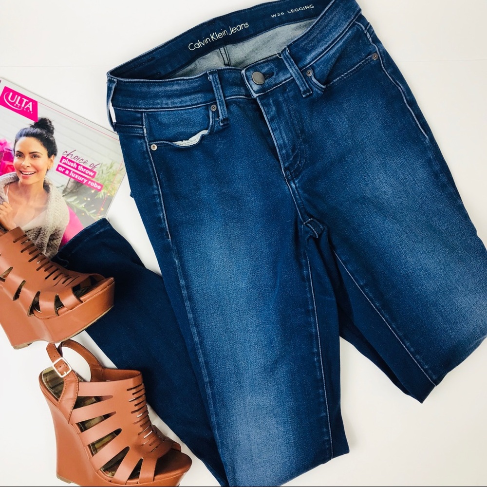 **Hot sale**Calvin Klein stretchy skinny leg jean